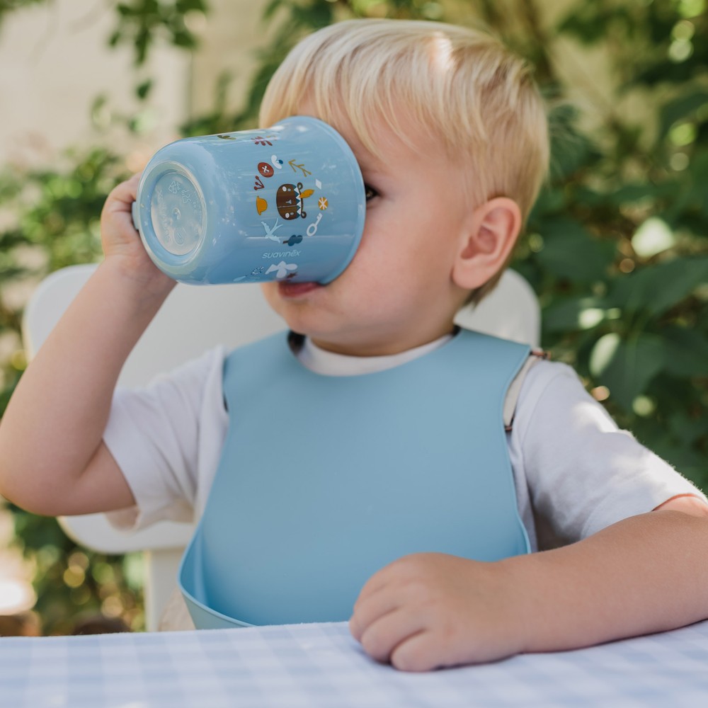 Набір посуду для годування Suavinex Into The Forest Лісові історії блакитний (306793)