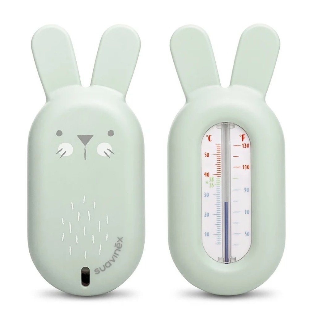 Термометр для воды Suavinex Hygge "Уютные истории" зеленый (400695/5)