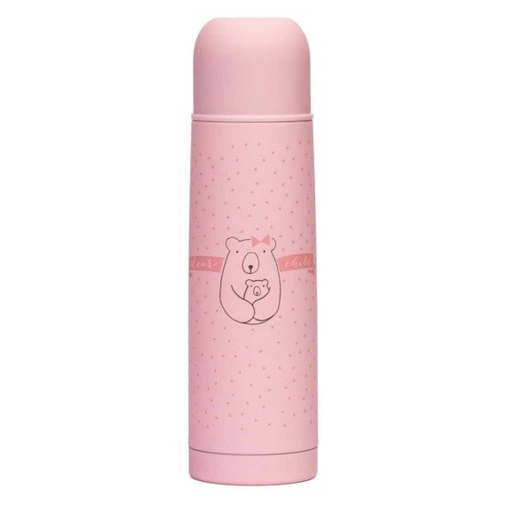 Термос Suavinex Dear child Смысл жизни, розовый (305915) 