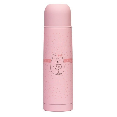 Термос Suavinex Dear child Смысл жизни, розовый (305915) 