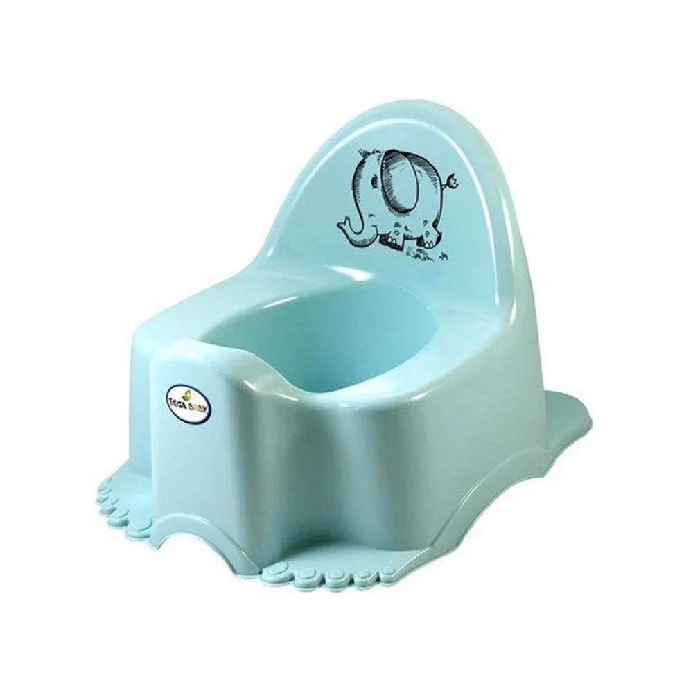 Горщик Tega Baby Eco Слоник бірюзовий (SL-001-140)
