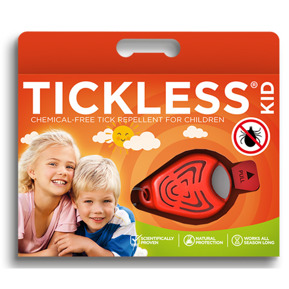 Ультразвуковий прилад від кліщів Tickless Baby Kid (Orange)