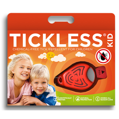 Ультразвуковой прибор от клещей Tickless Baby Kid (Orange)
