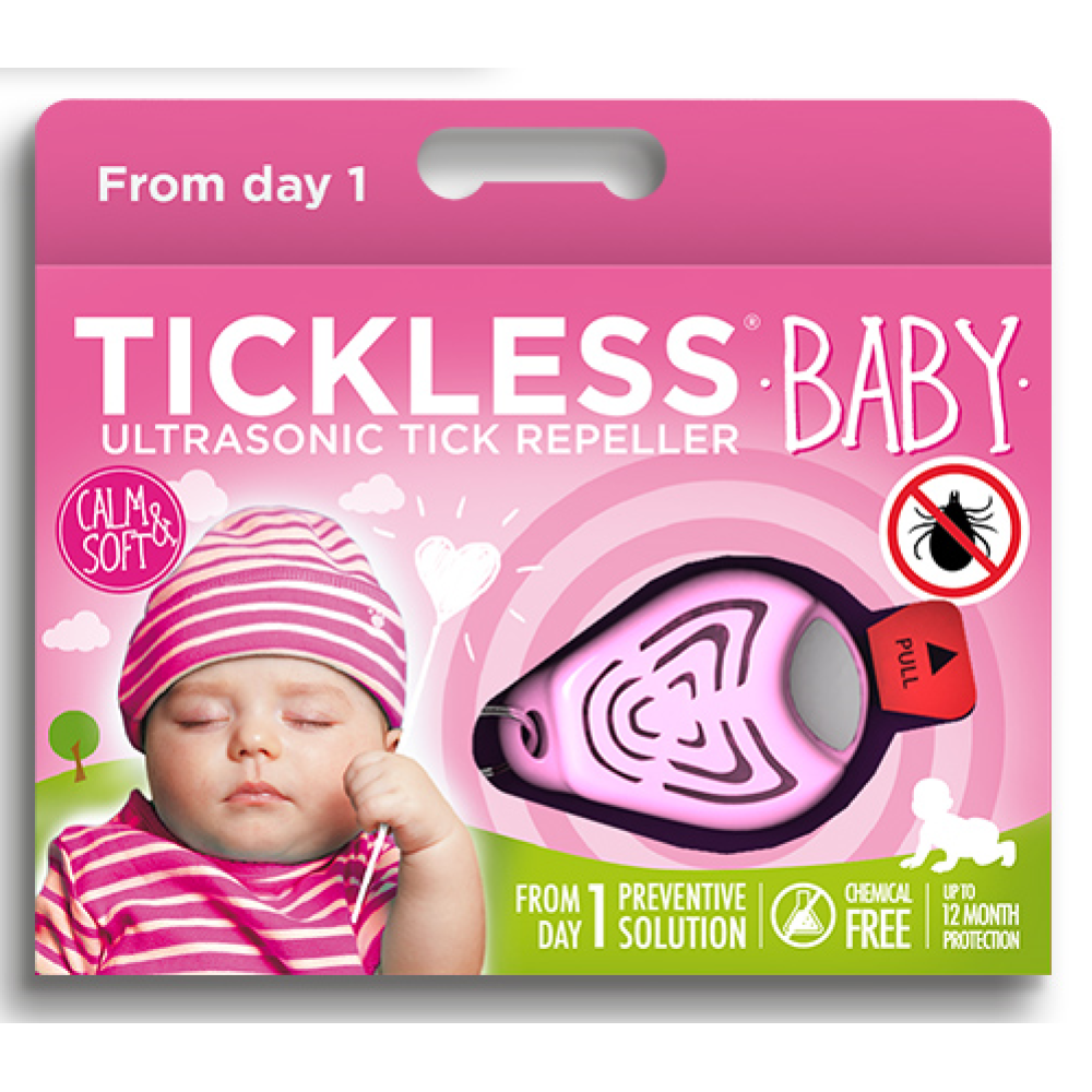 Ультразвуковий прилад від кліщів Tickless Baby Kid (Pink)