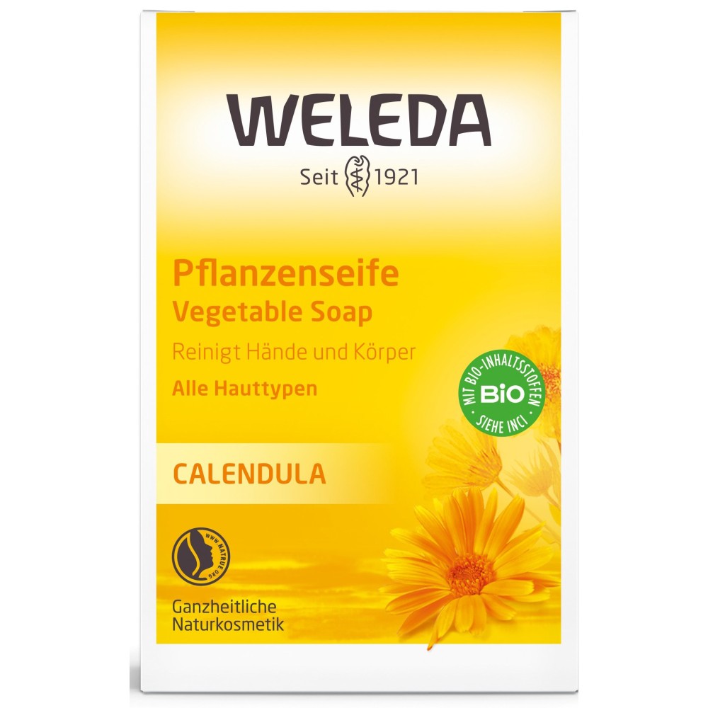 Рослинне мило для немовлят Weleda Календула 100 гр (43859)
