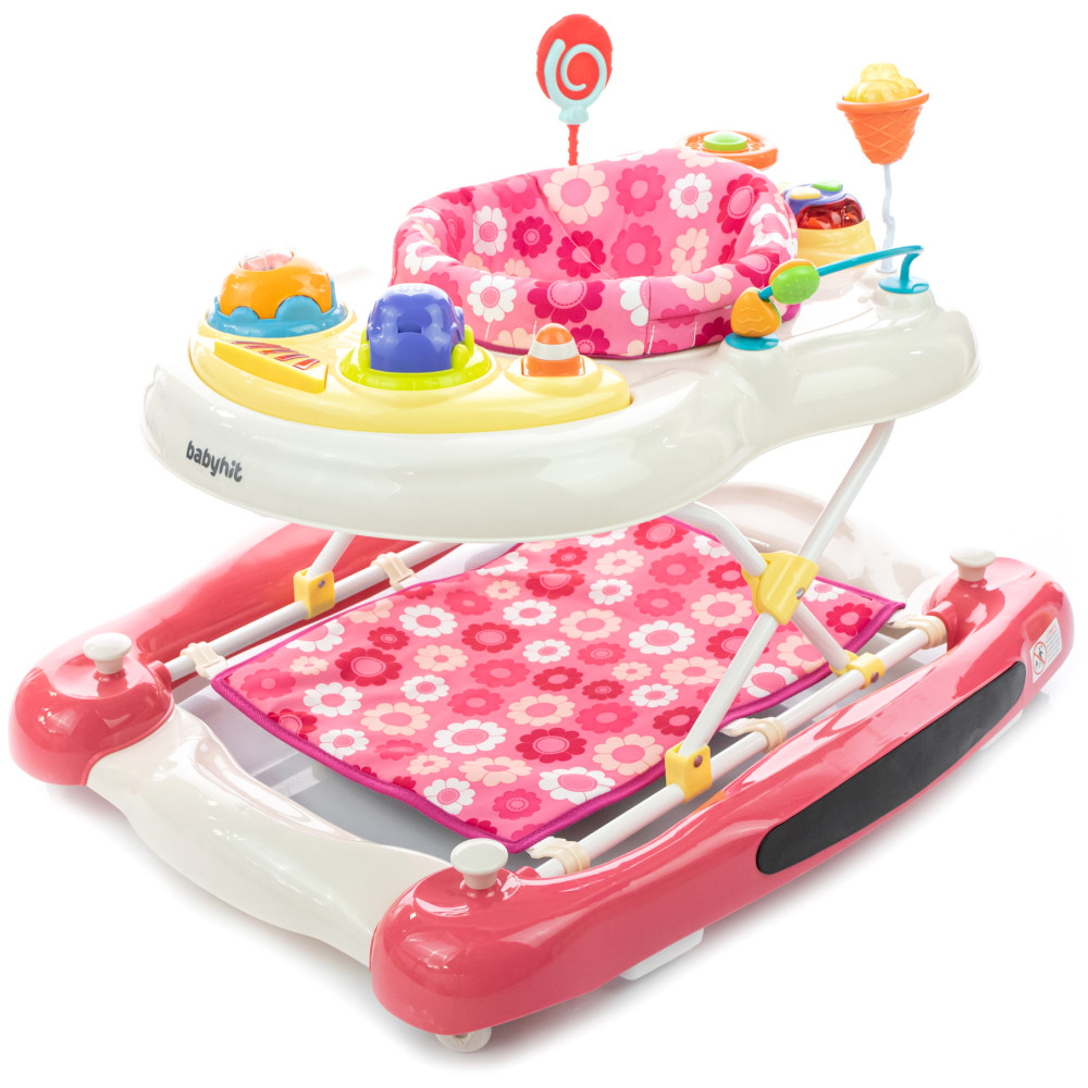 Ходунки Babyhit Active pink-white (BG2123)