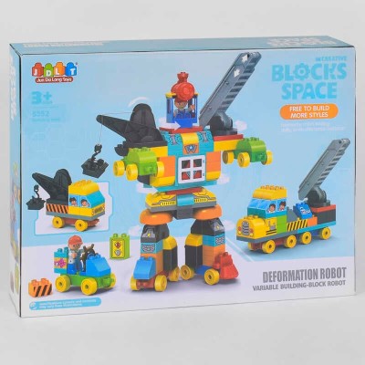 Конструктор JDLT 5352 (8/2) "Робот-спецтехніка", 132 деталі, в коробці