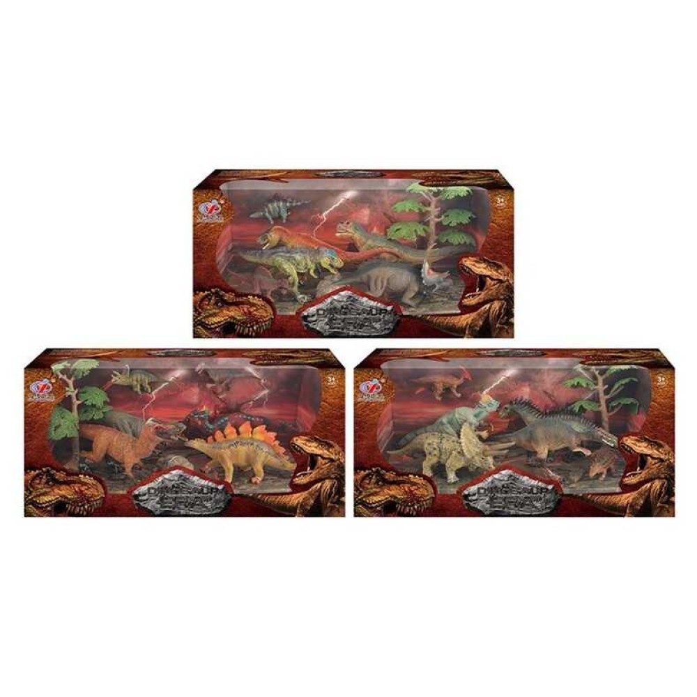 Набір динозаврів Q 9899-225 (12/2) 3 види, 8 елементів, в коробці