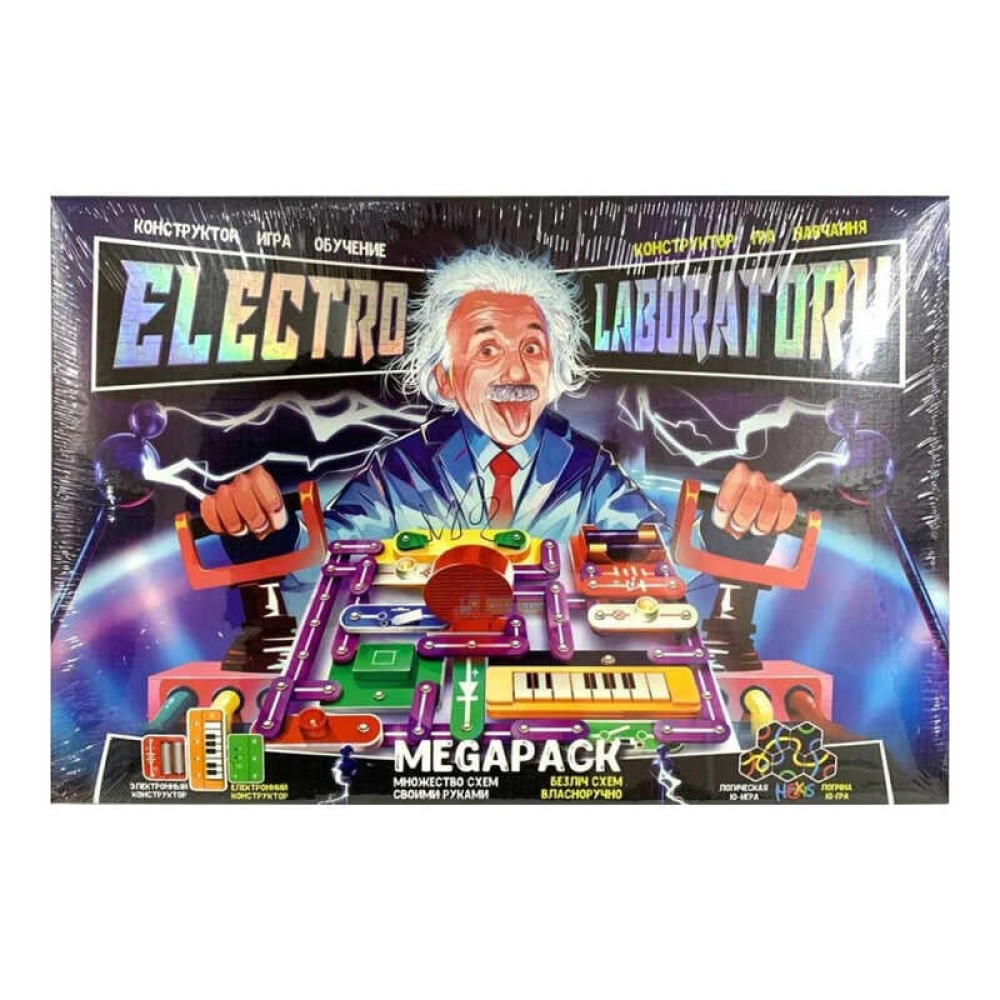 гр Електронний конструктор "Electro Laboratory. Megapack" Elab-01-04 (4) "Danko Toys"