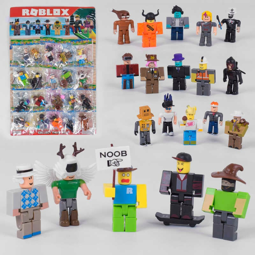 Герої JL 19085 (72) ROBLOX, 20 штук на листі