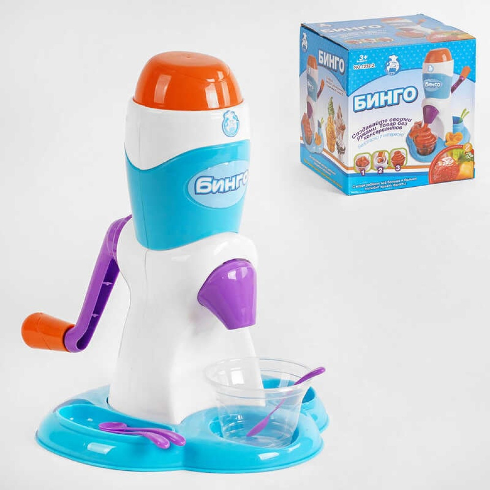 Морожениця 1232-2 (12/2) стаканчики та ложки, в коробці