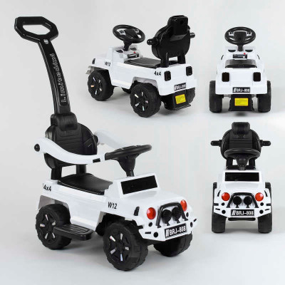 Машина-Толокар з ручкою 808 W-2288 JOY (4) колір БІЛИЙ, РОСІЙСЬКІ ПІСНІ, СВІТЛОВІ ЕФЕКТИ, знімний захисний бампер, багажник, в коробці Машина-Толокар з ручкою 808 W-2288 JOY (4) колір БІЛИЙ, РОСІЙСЬКІ ПІСНІ, СВІТЛОВІ ЕФЕКТИ, знімний захисний бампер, багажник, в коробці