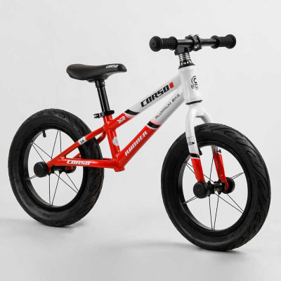 Велобіг 14"CORSO« Runner »71915 (1) алюмінієва рама, колеса надувні гумові, алюмінієві диски, алюмінієвий винос керма