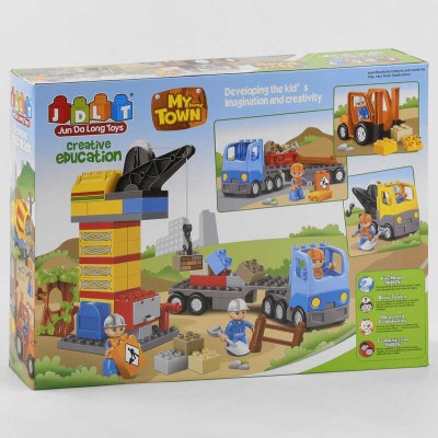 Конструктор 5113 (6/2) "Будівельний майданчик" 98 деталей, в коробці