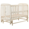 Кроватка Babyroom Друзья DDMO-02 маятник + откидной бок, бук слоновая кость (626194)