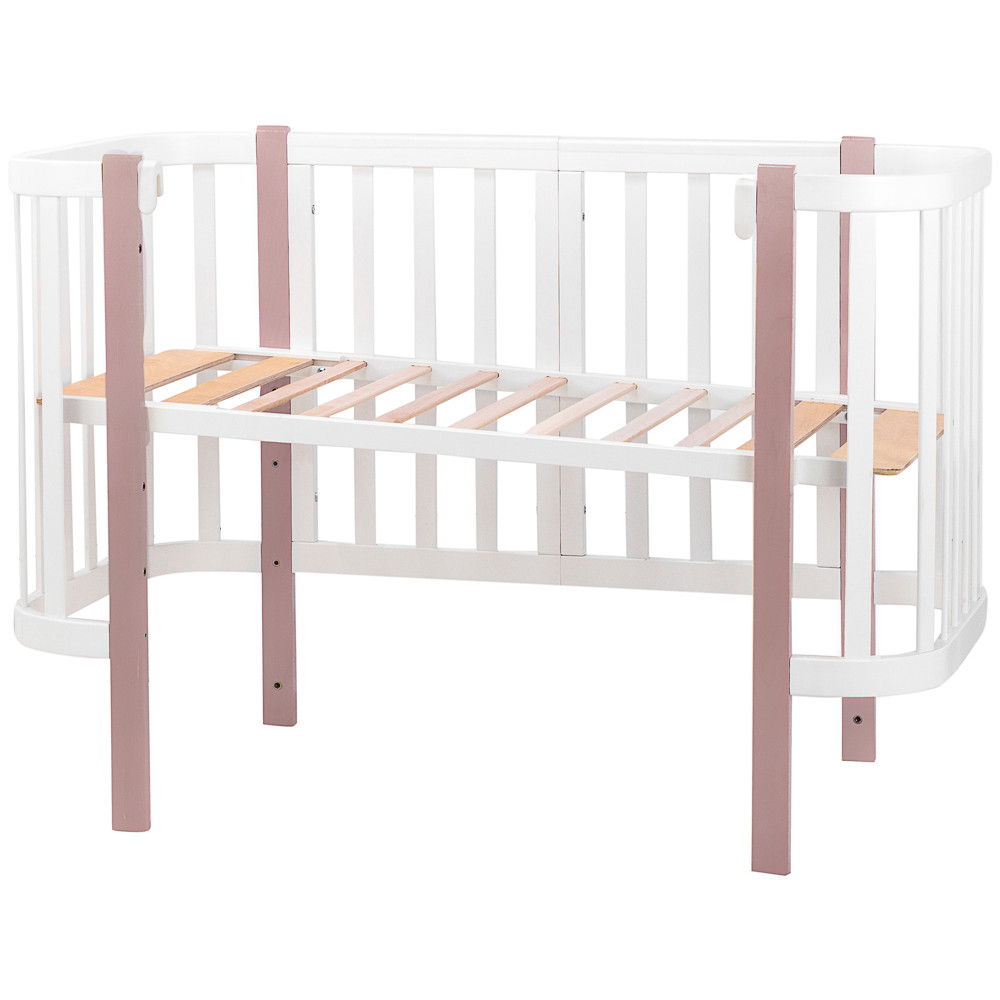 Ліжечко Babyroom Луна білий - капучино