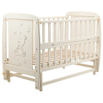 Кроватка Babyroom Умка маятник + откидной бок DUMO-02  бук слоновая кость (626199)