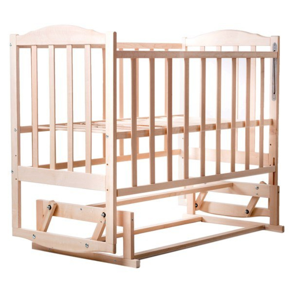 Ліжечко Babyroom Зайченя Z200 з маятником без лаку
