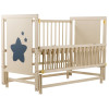Кроватка Babyroom Звездочка Z-02 маятник, откидной бок, бук, слоновая кость