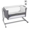 Chicco Next2Me Magic - детская приставная кроватка с режимом укачивания • Темно-серый (79584.77)
