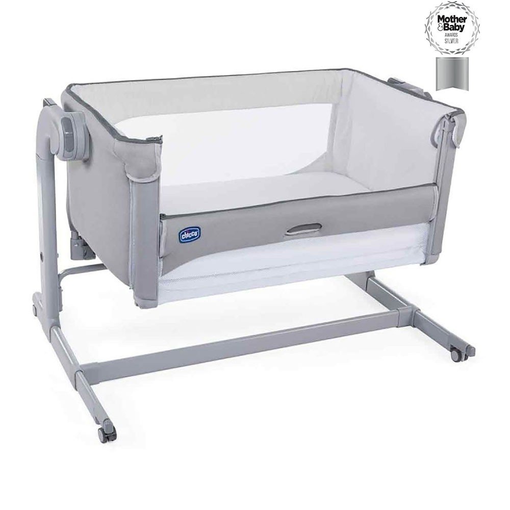 Chicco Next2Me Magic - детская приставная кроватка с режимом укачивания • Серый (79584.19) Chicco Next2Me Magic - детская приставная кроватка с режимом укачивания • Серый (79584.19)