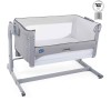 Chicco Next2Me Magic - детская приставная кроватка с режимом укачивания • Серый (79584.19)