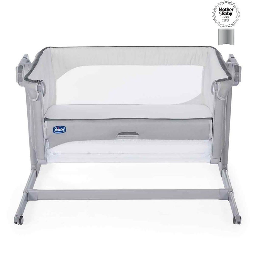 Chicco Next2Me Magic - детская приставная кроватка с режимом укачивания • Серый (79584.19) Chicco Next2Me Magic - детская приставная кроватка с режимом укачивания • Серый (79584.19)