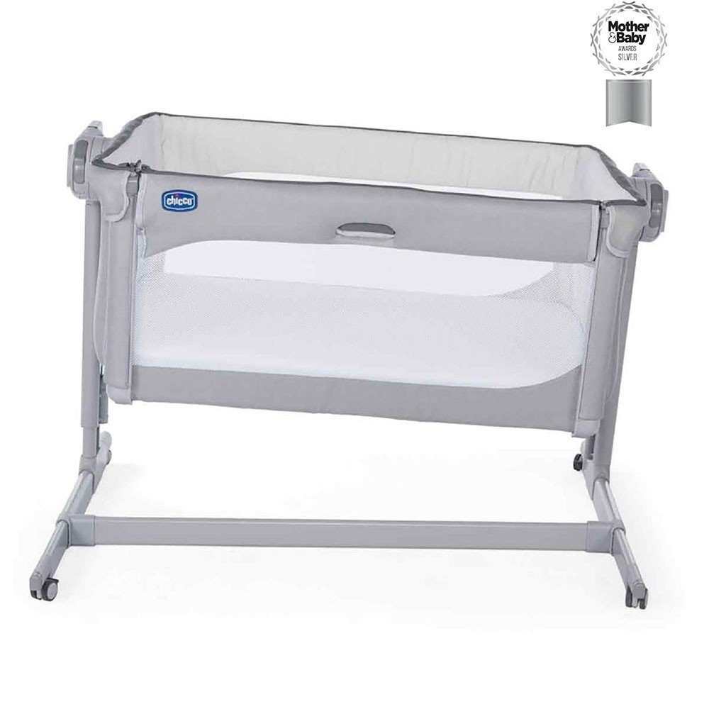 Chicco Next2Me Magic - детская приставная кроватка с режимом укачивания • Серый (79584.19) Chicco Next2Me Magic - детская приставная кроватка с режимом укачивания • Серый (79584.19)