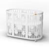 Детская кроватка-трансформер IngVart Smart Bed 9 в 1 с мишками, белый