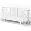 Детская кроватка-трансформер IngVart Smart Bed 9 в 1 со звездочками, молочный