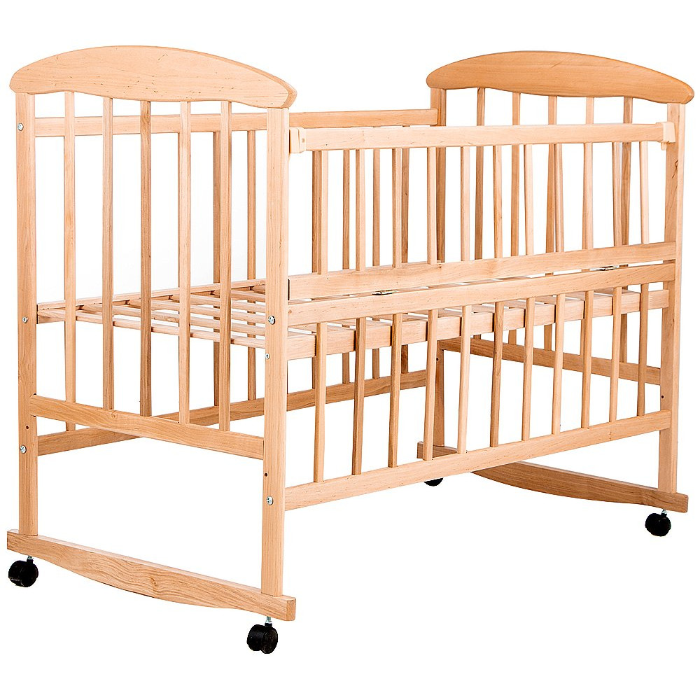 Ліжечко Наталка ОСО відкидний бік, вільха, світла