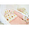 Круглая кроватка-трансформер Ovalbed Stars Light White 8 в 1 