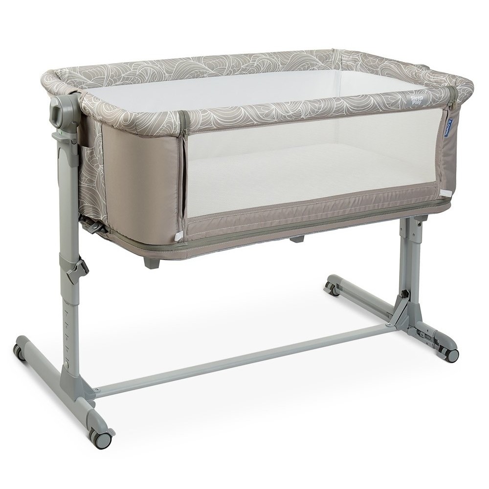 Приставная кроватка-манеж El Camino ME 1067 Sleep&Play beige
