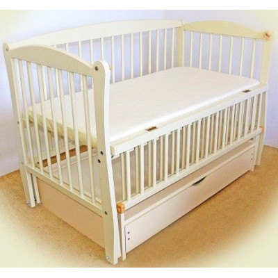 Кроватка с ящиком Twins Элит Слоновая кость