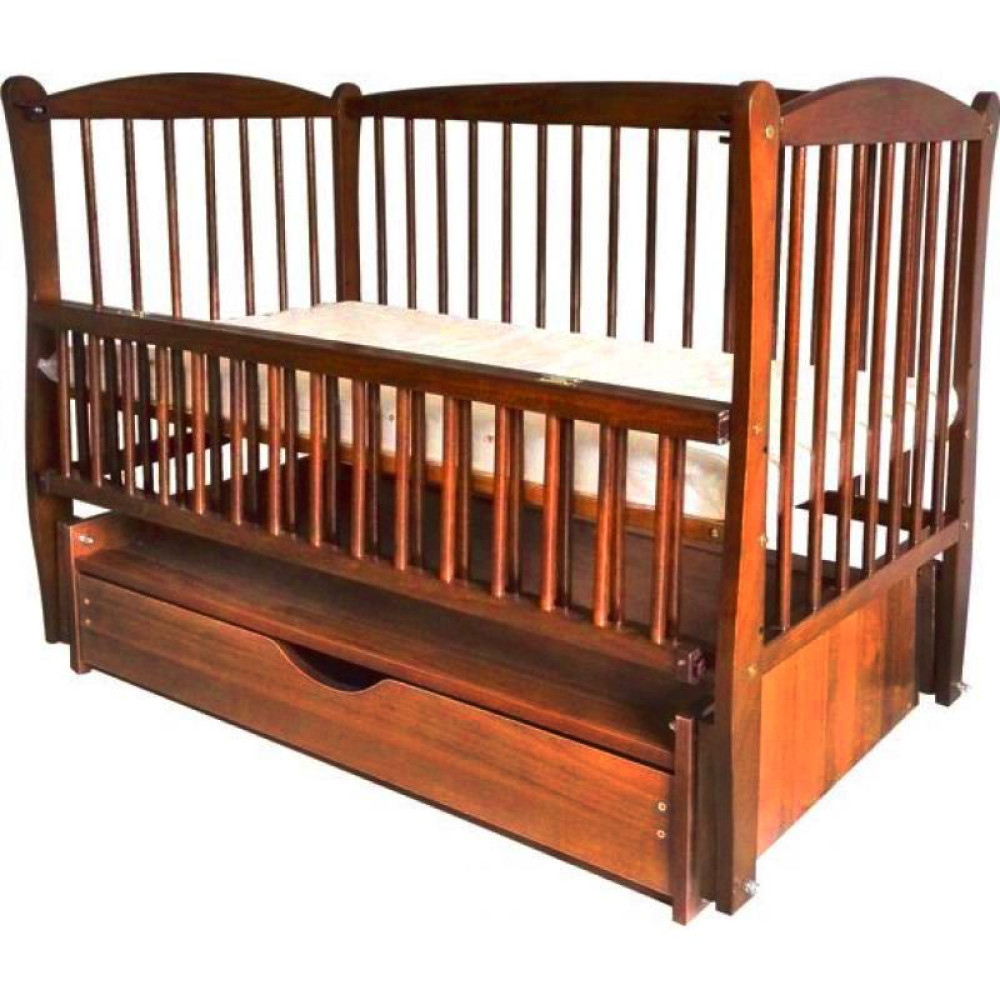 Кроватка с ящиком Twins Элит Тик
