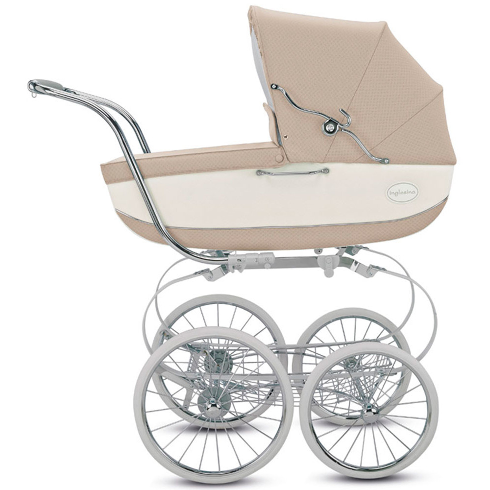 Люлька Inglesina Classica с сумкой Jacquard Vaniglia