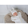 Євро пелюшка кокон на блискавці + шапочка MagBaby Wind, молоко (0-3 міс.)