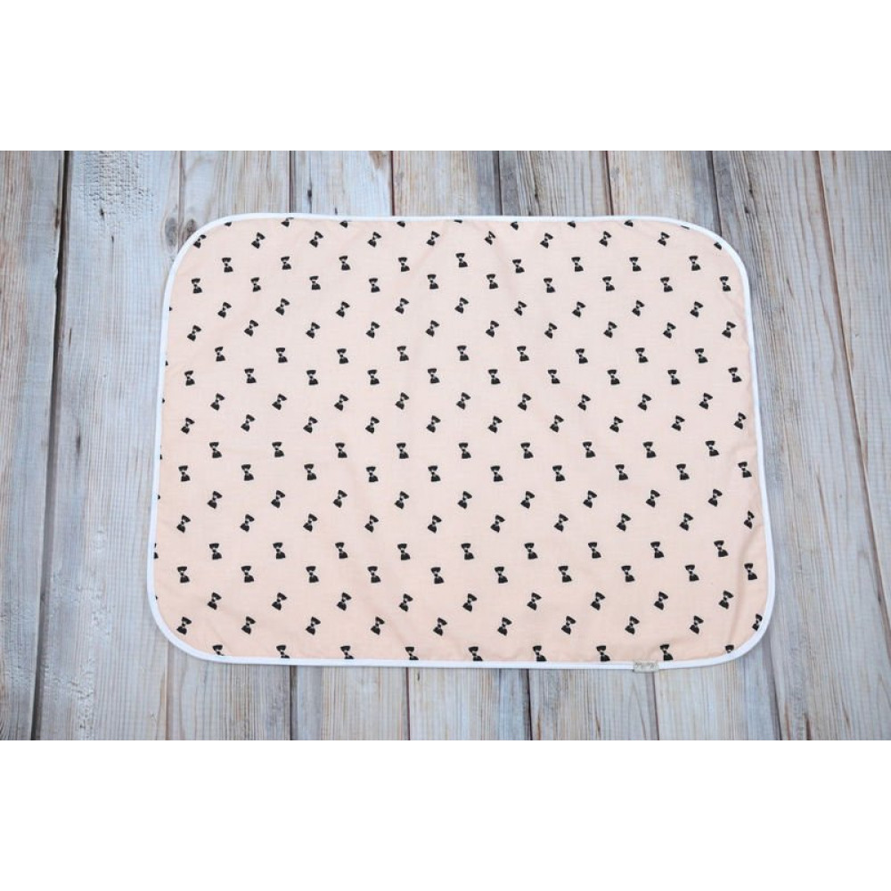 Непромокаемая пеленка MagBaby Бантики 60х80