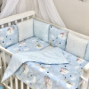 Постельный комплект Маленькая Соня Baby Desing Коты в облаках голубой 6 предметов (0220397)