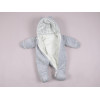 Детский велюровый комбинезон MagBaby Tessera нежно-серый p. 74 (100978) 