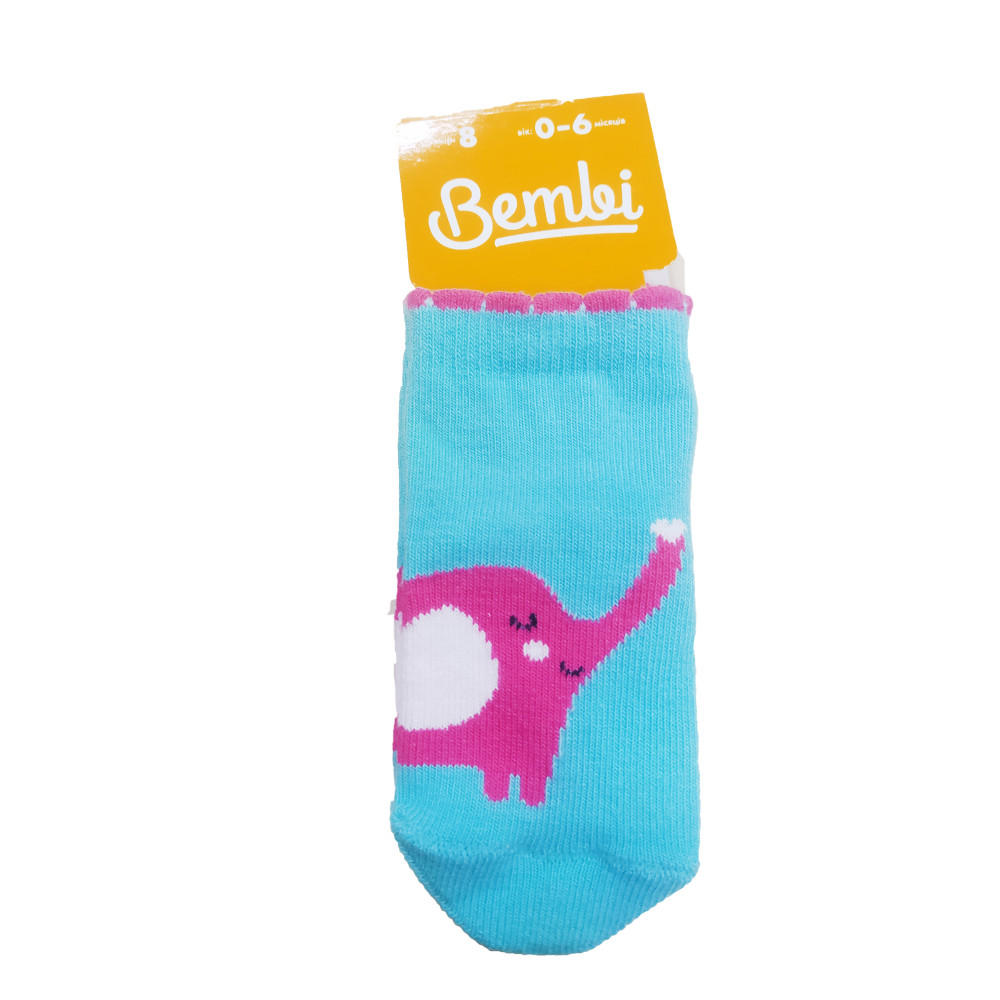 Шкарпетки Bembi мікс квітів р.8 0-6 міс. (НК 75)