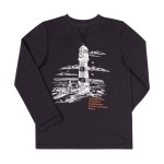 Кофта з довгим рукавом Bembi інтерлок, чорний р.104 (ФБ836)