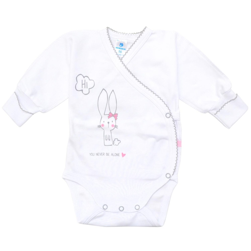 Боді Minikin Зайчик, білий р.56 (195050356)