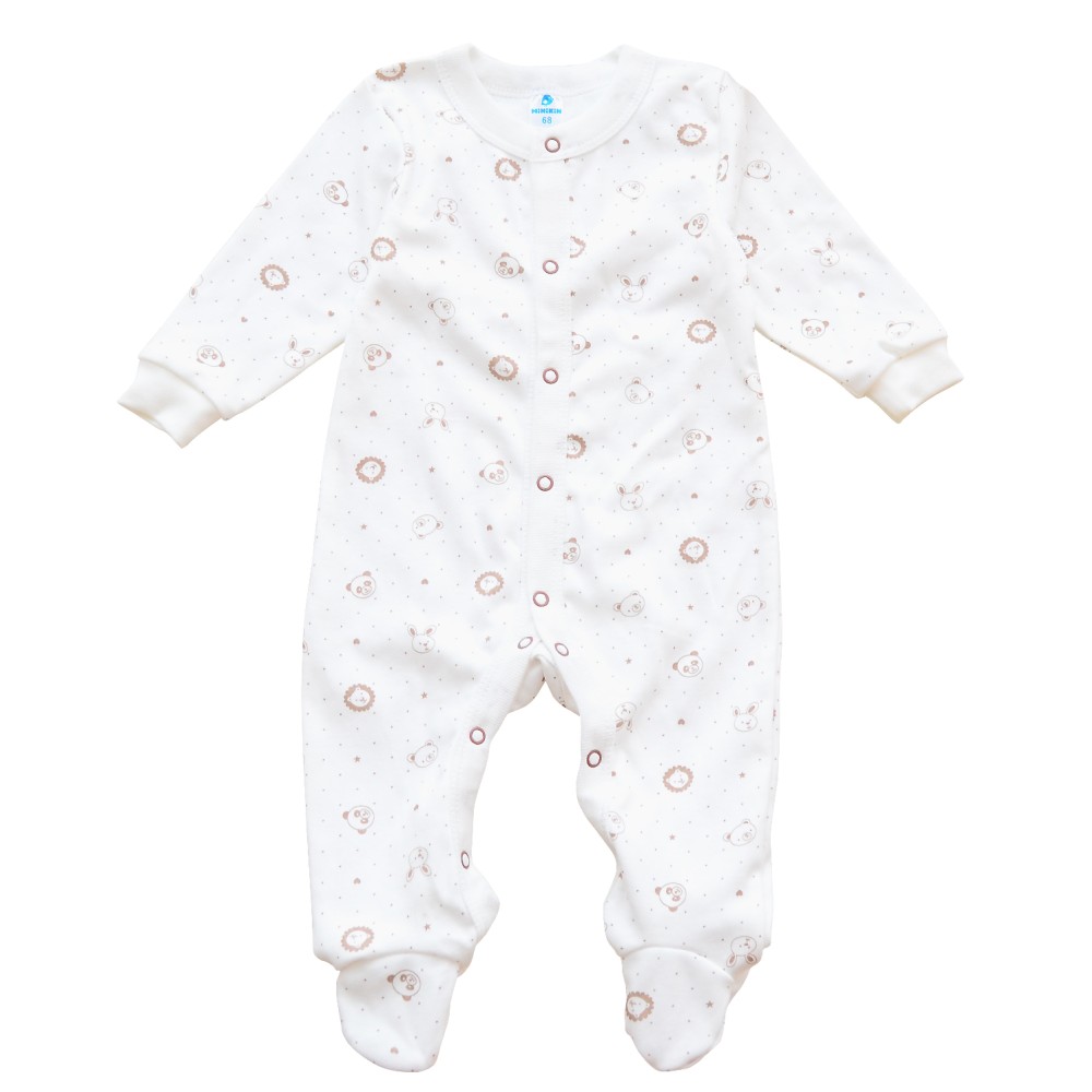 Комбінезон Minikin Звірятка молочні р.68 (40368)