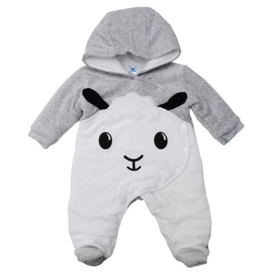 Комбинезон Minikin Овечка серый р.74 (181680474) 