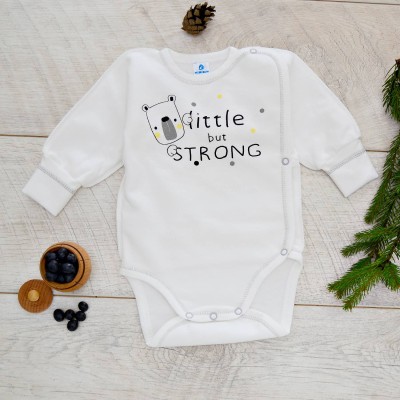 Боди Minikin Little, but strong молочный р.56 (21810156) 