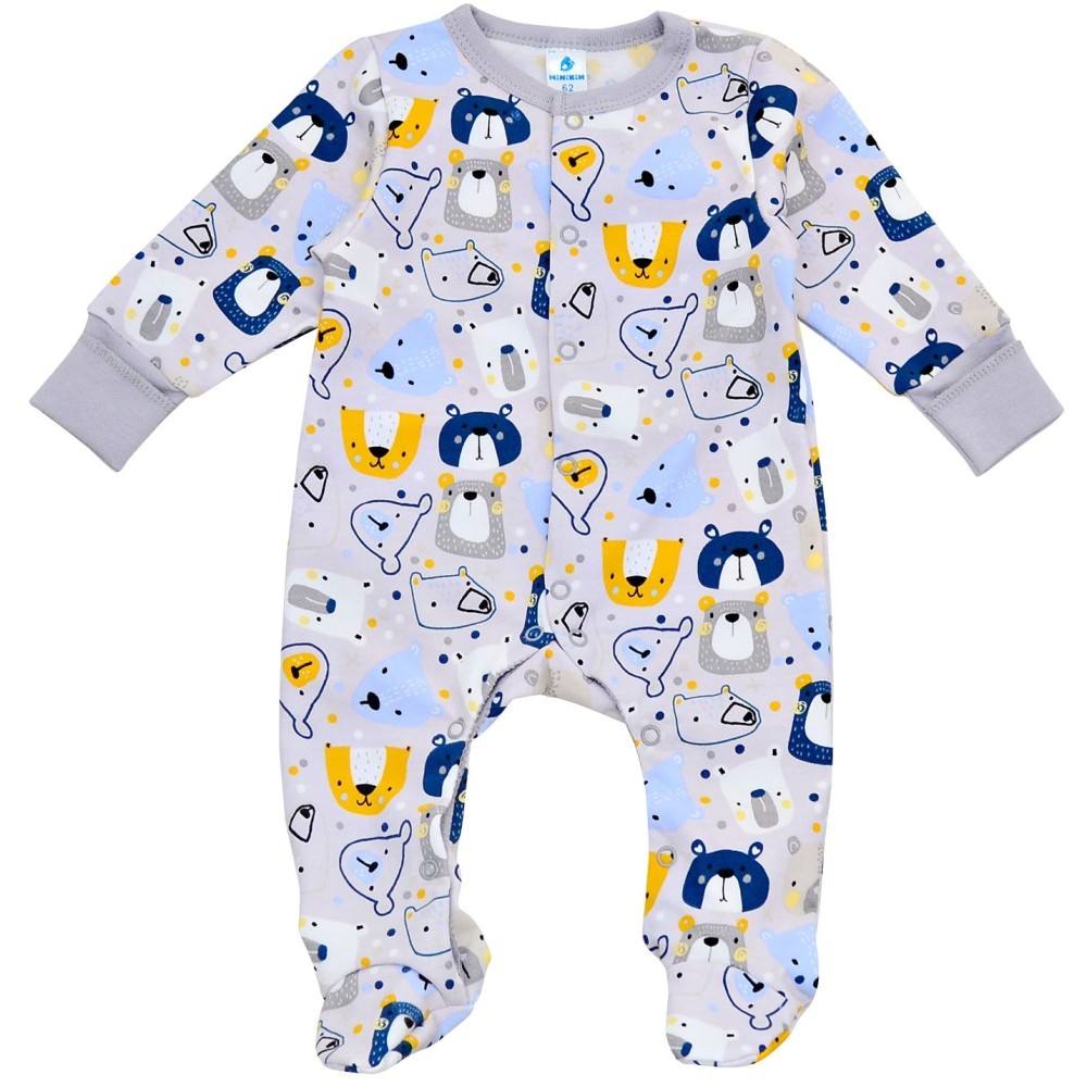 Комбинезон Minikin Мишка серый р.62 (21830156)