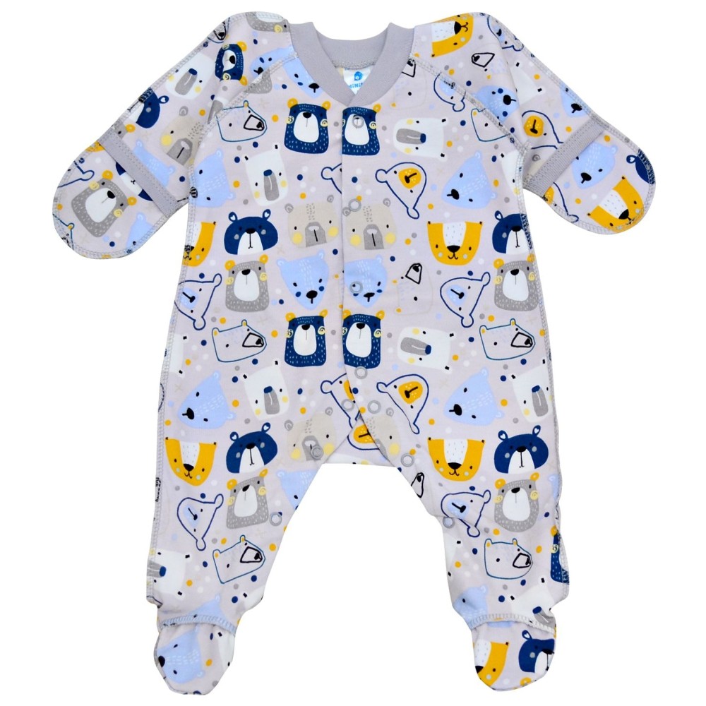 Комбинезон Minikin Мишка серый р.50 (21830150)