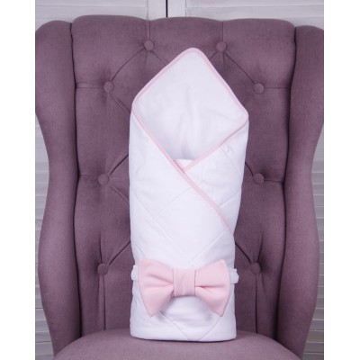 Конверт-ковдра Brilliant baby Classic Girl рожево-білий