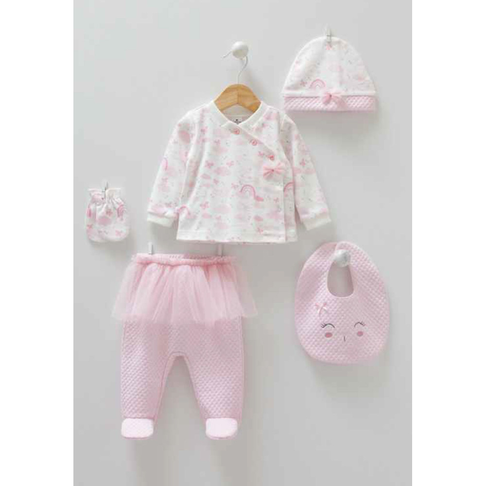 Комплект одягу Caramell 5 предметів Cute Friends Pembe р.56-62 (ZK8352)